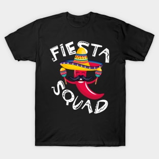 Cinco de Mayo, Fiesta Squad Mexican Party T-Shirt